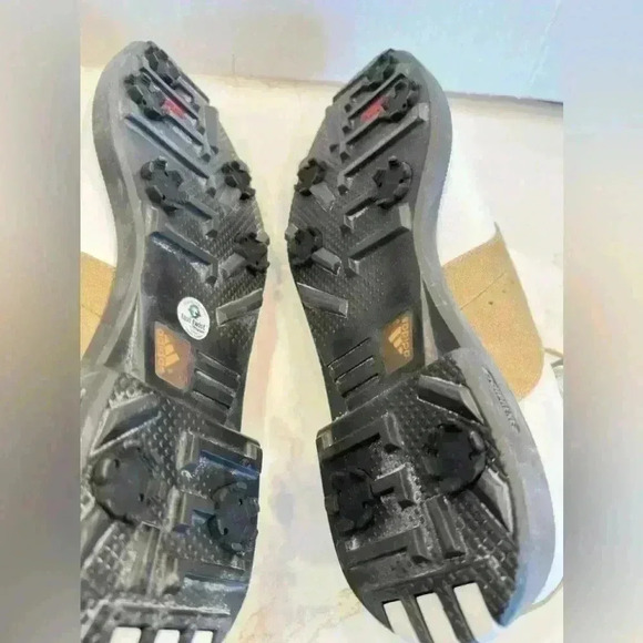 NWT - Adidas Women's Tan & White SADD Ritual Saddle Golf Shoes (Size 10) - Picture 5 of 10